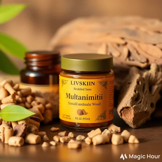 Multani Mitti Sandals wood