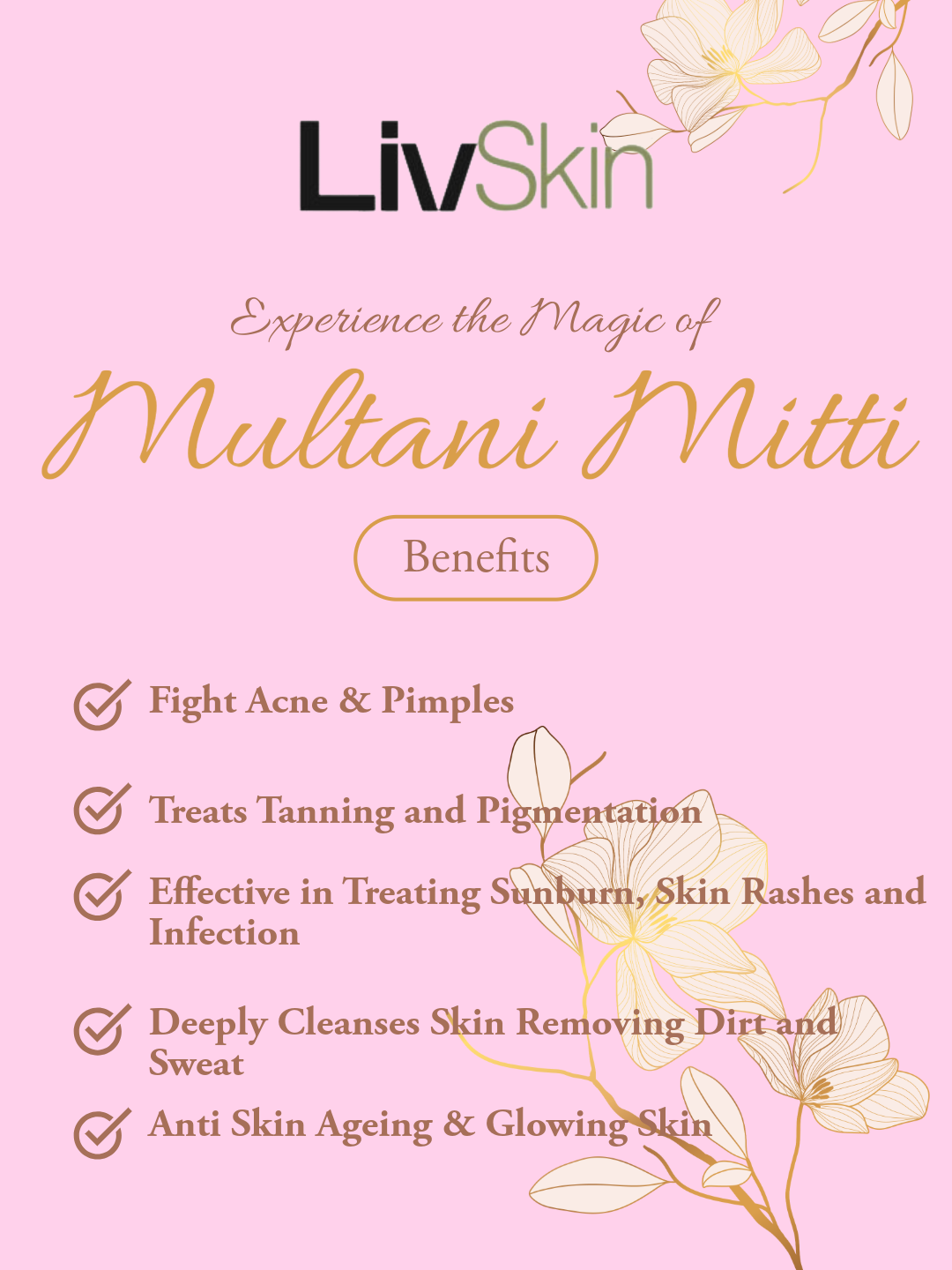 Multani Mitti with Rose Powder -250Gm