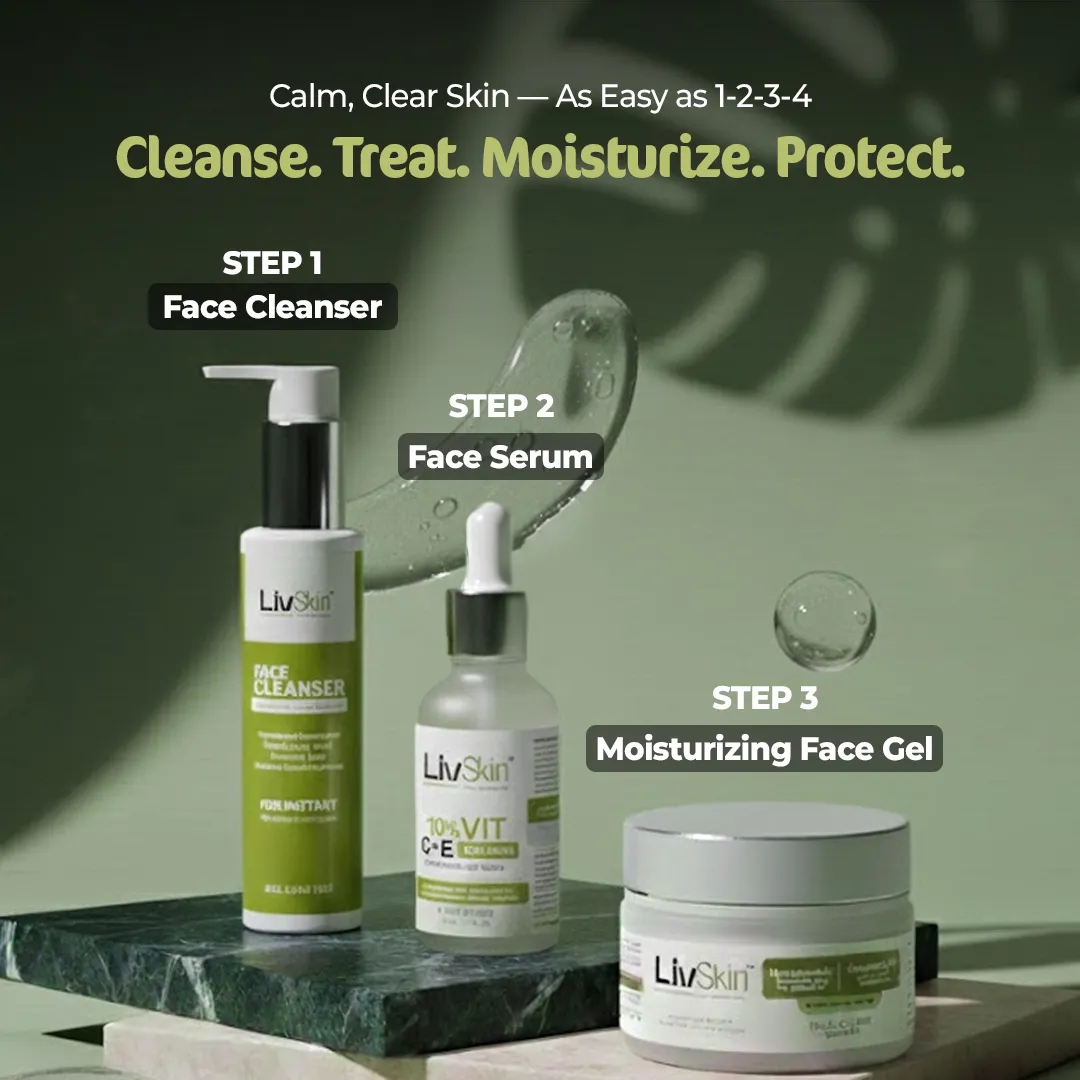LivSkin Face Cleanser with Niacinamide & Pro Vitamin B5 (100 ML)