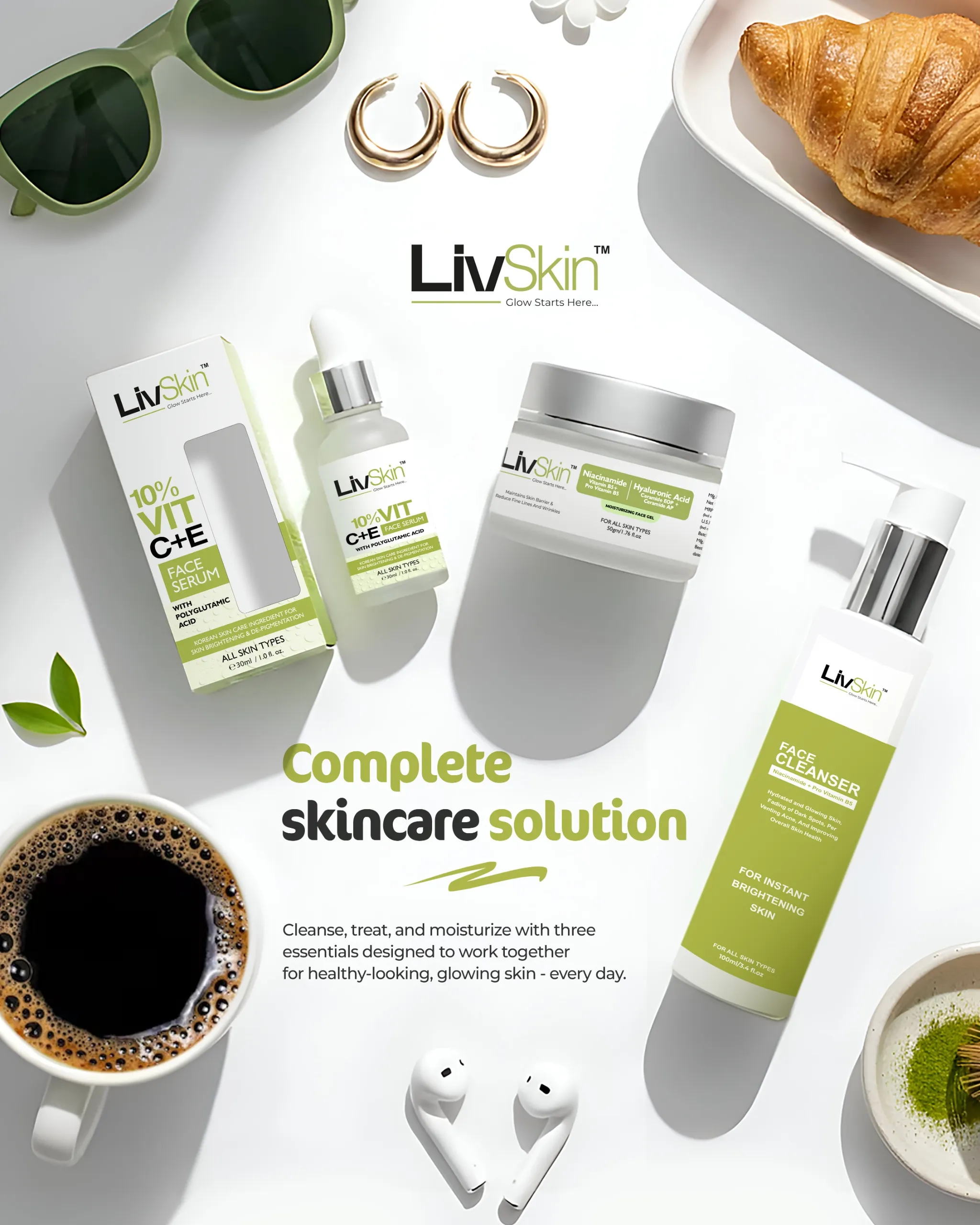 LivSkin Complete Skincare Solution for Everyday Glow