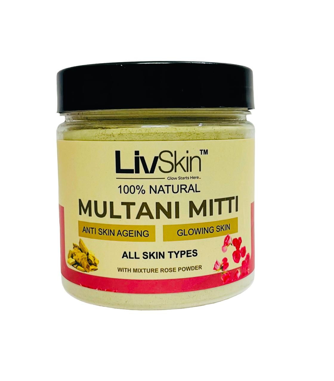 Multani Mitti with Rose Powder -250Gm